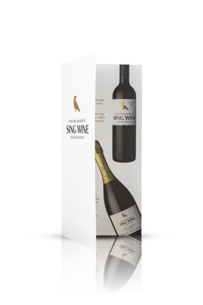 Letáček Sing Wine